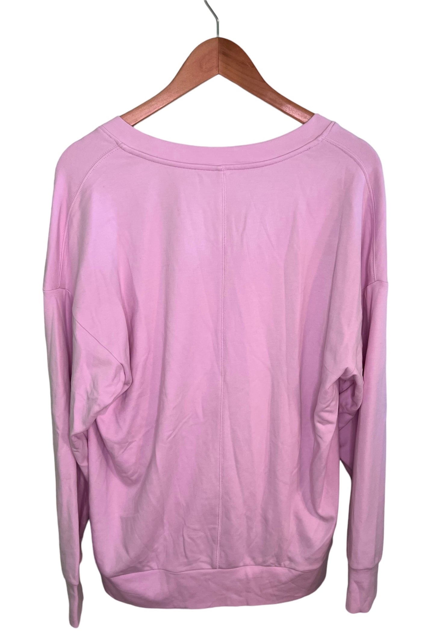 Fabletics Rosaline V Neck Pullover in Pink, XS